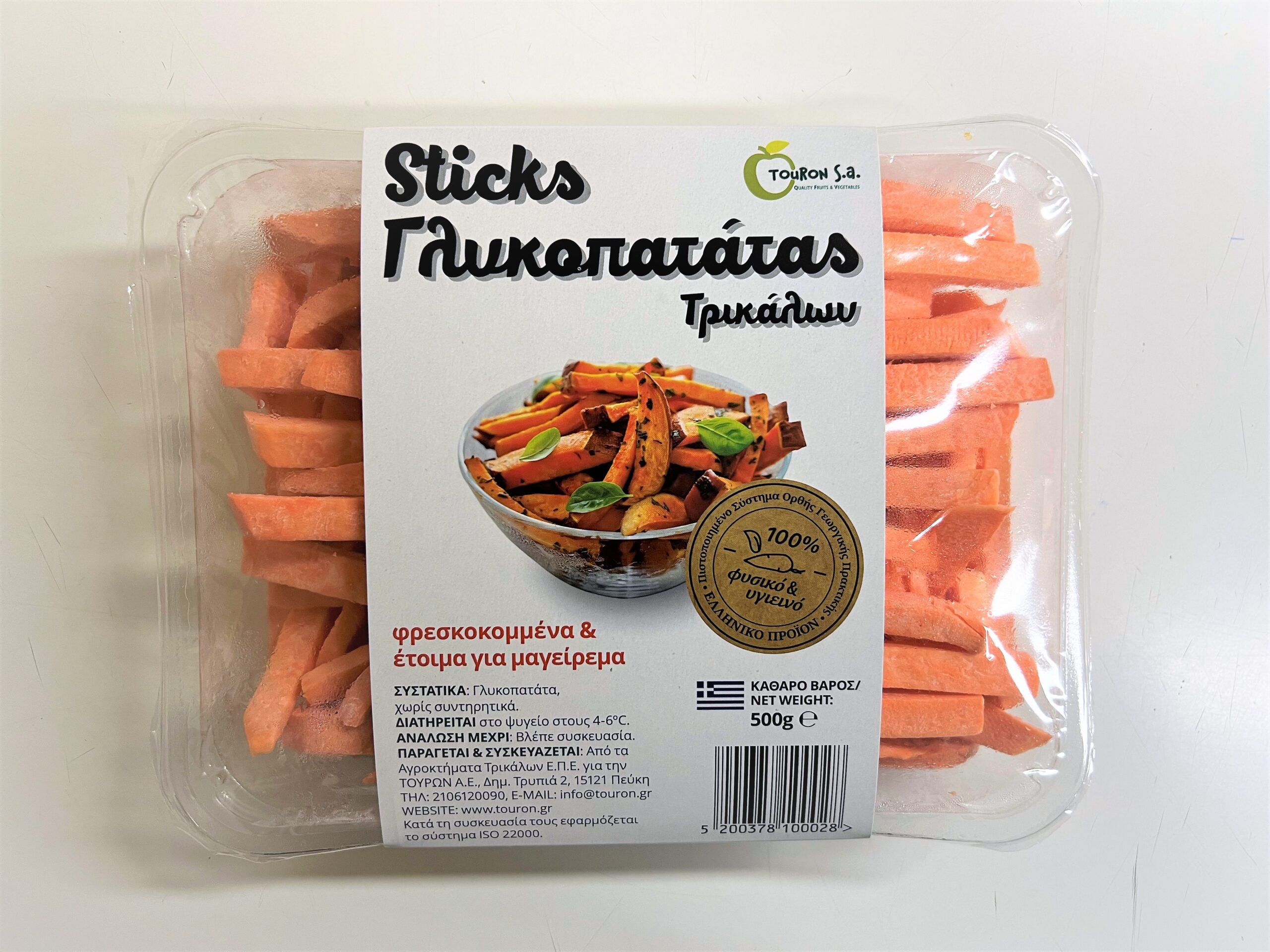 Sticks εγχώριας Γλυκοπατάτας